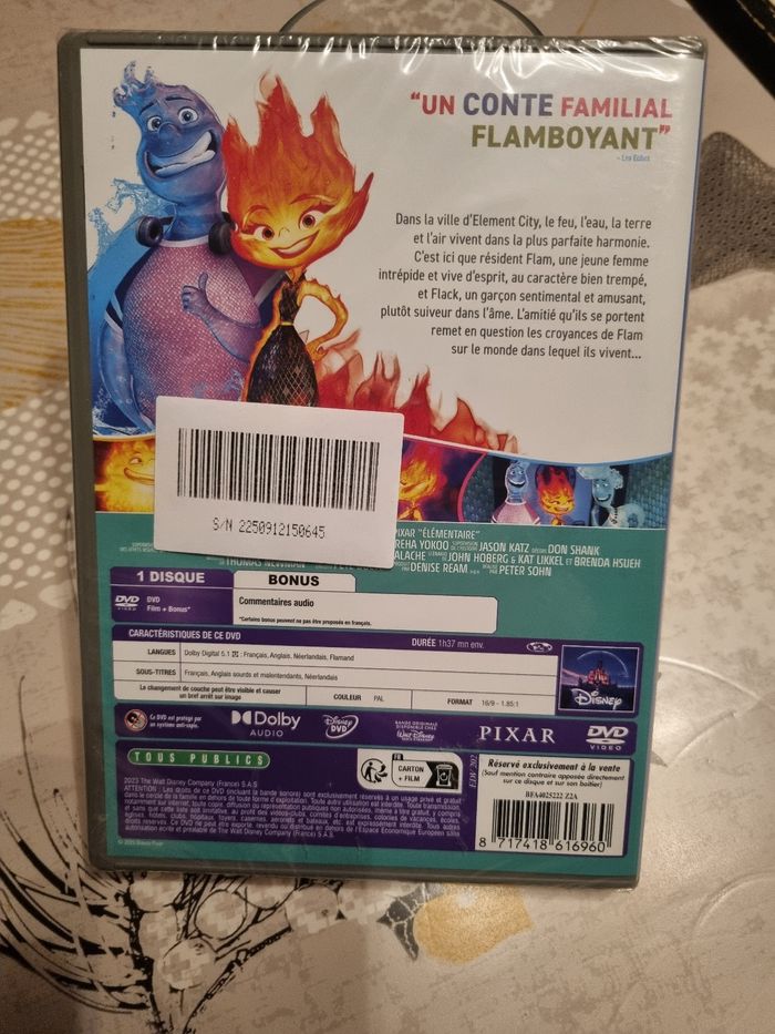 Dvd disney Élémentaire - photo numéro 2