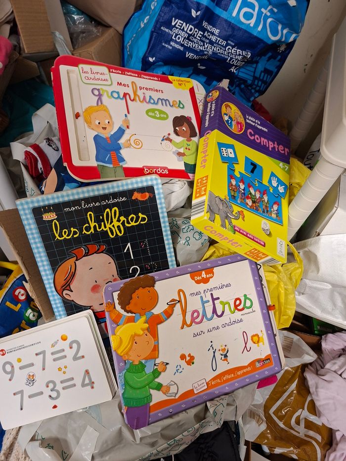 Gros lot apprendre à ecrire, chiffre,compter - photo numéro 1