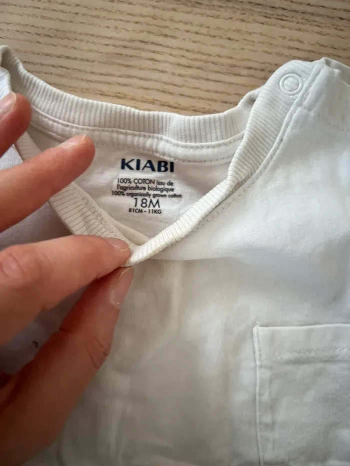 Lot de 2 T shirts Kiabi 18M - photo numéro 6