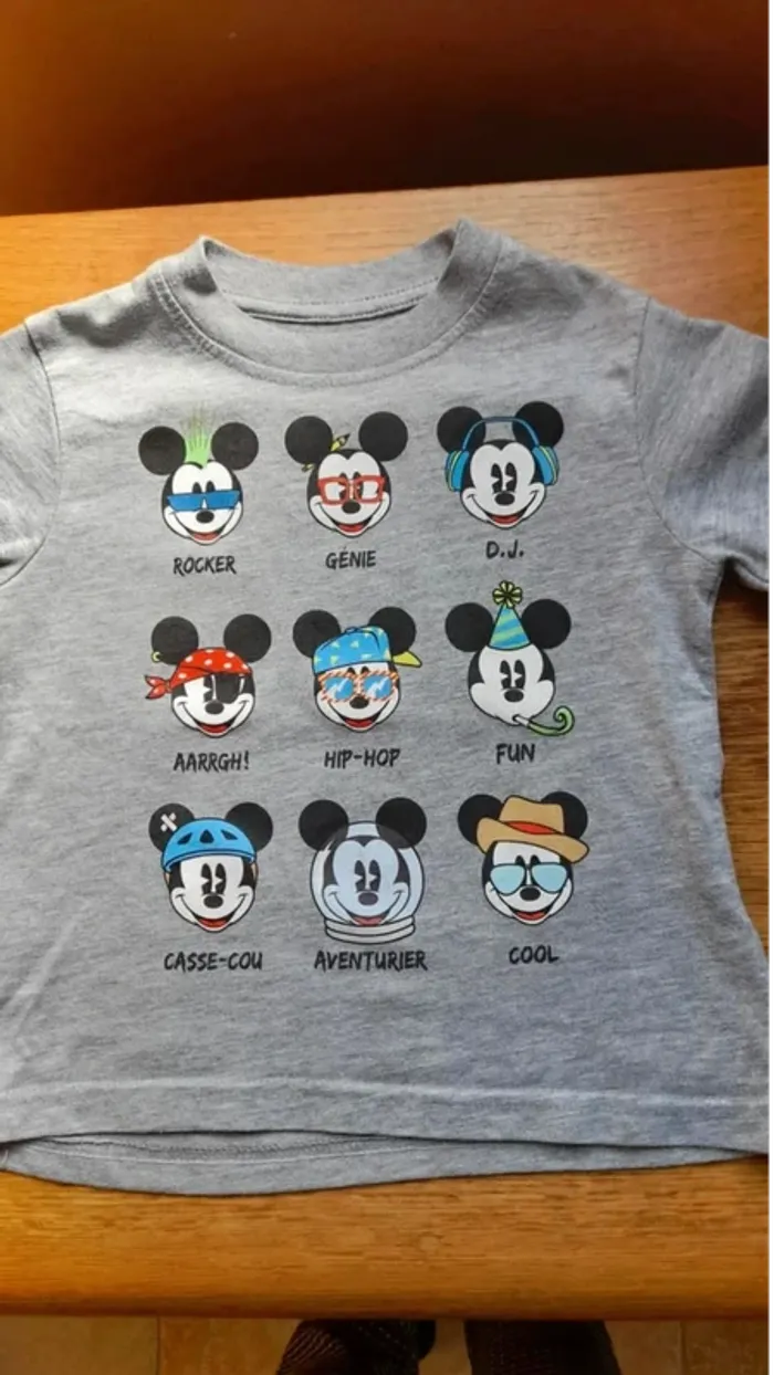 Tee-shirt ML Disney 2 ans