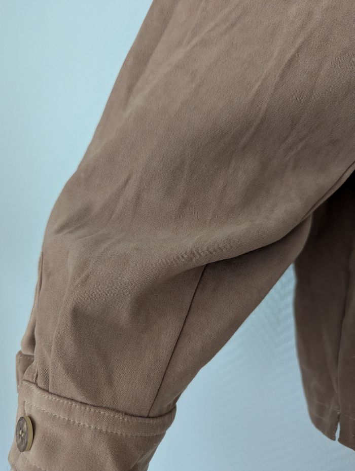 Surchemise camel en suédine douce – Taille 42/44 - photo numéro 5