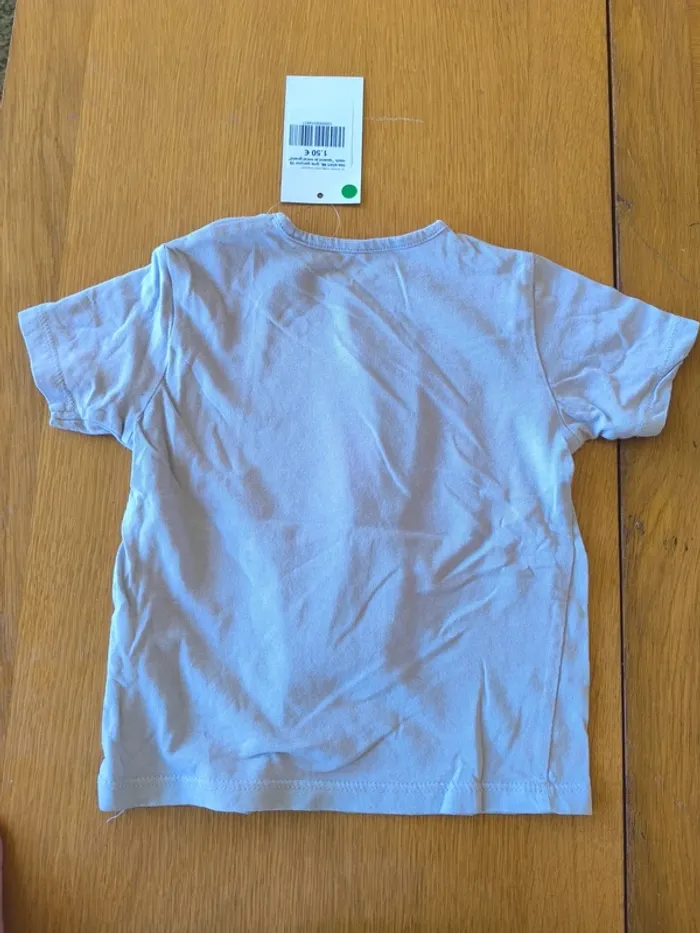 314977 tee-shirt ML gris garçon 18 mois - photo numéro 2