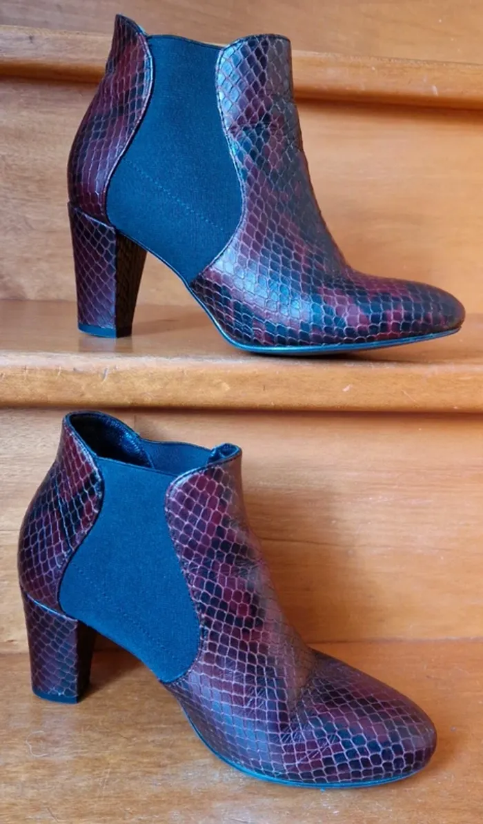 Bottines cuir