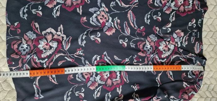 Blouse fluide Alfani manches 3/4 et évasées noir a motifs taille 4 (38) - photo numéro 5