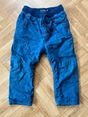 Pantalon avec motifs bleu taille 9 mois In Extenso