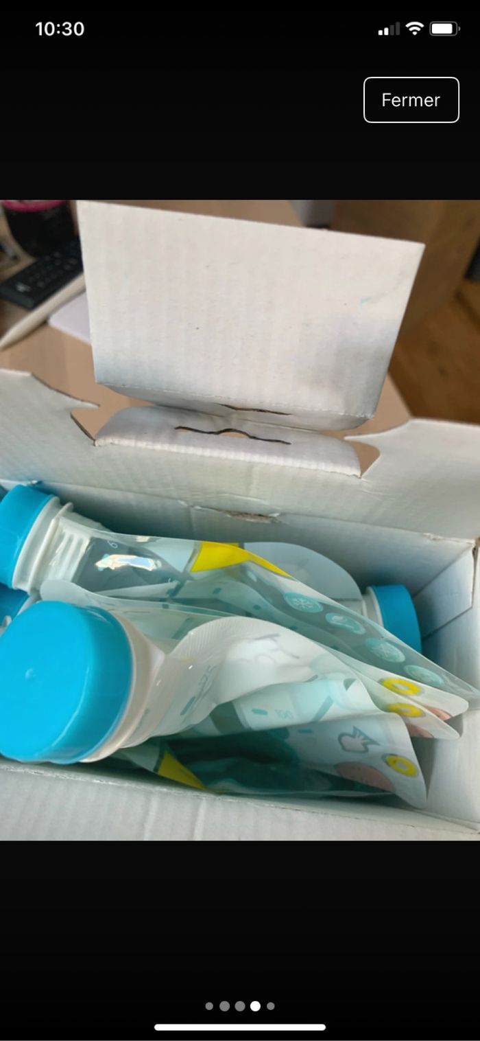 Gourdes réutilisables pour compotes et purées Babymoov - photo numéro 4