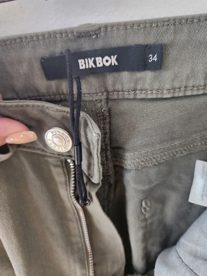 Pantalon cargo kaki Bik Bok - Taille 34 - photo numéro 3