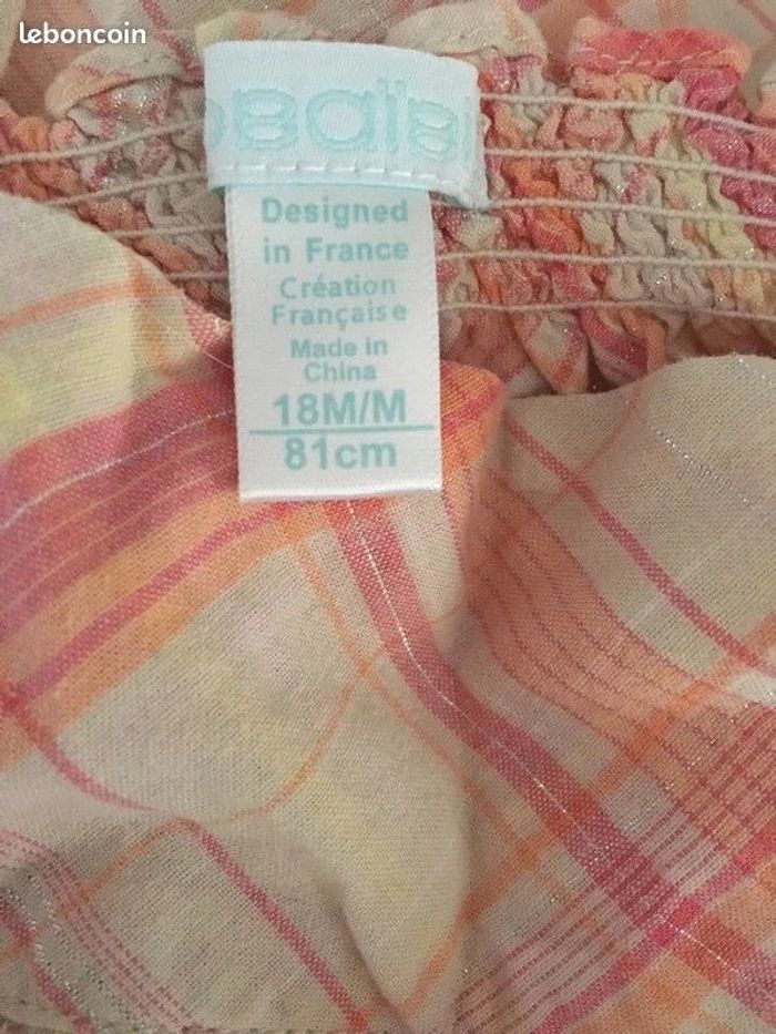 Robe Obaïbi T18 mois - 81 cm - photo numéro 3