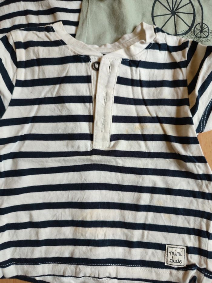 Lot 10 t-shirts / débardeurs été Kiabi en 3M - photo numéro 6