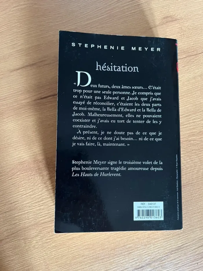 Livre Hésitation Twilight - photo numéro 3