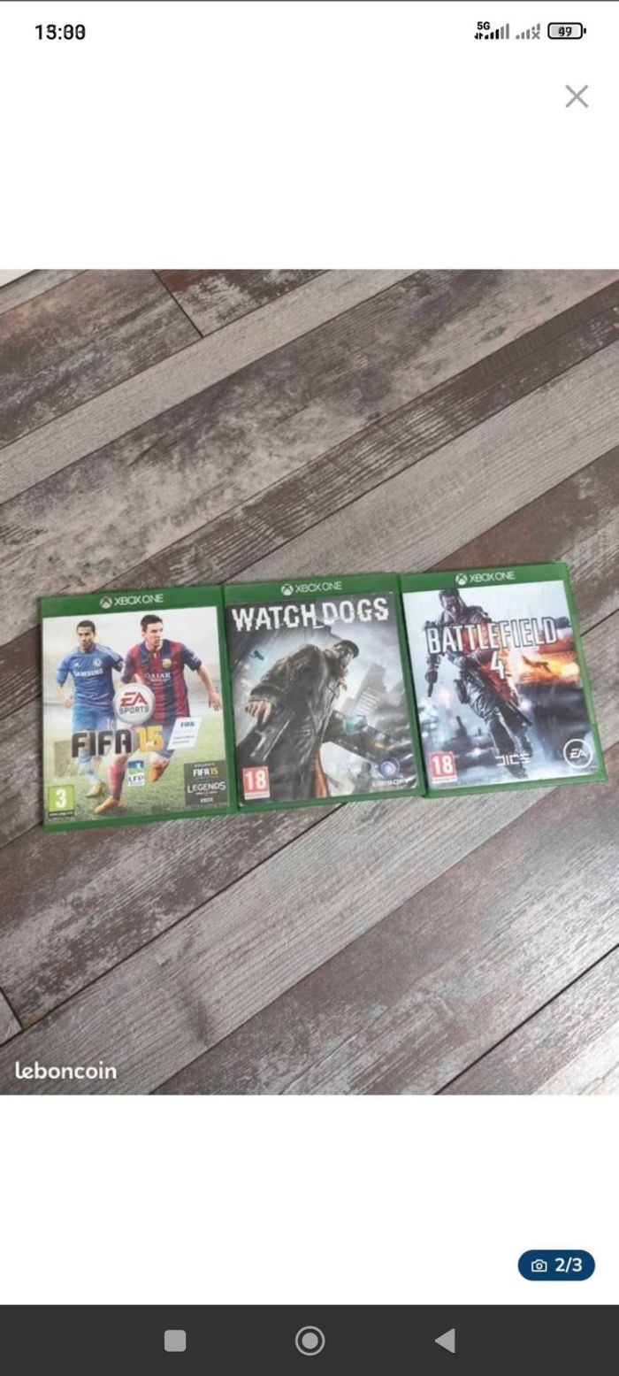 Jeux PS3/Xbox one - photo numéro 2