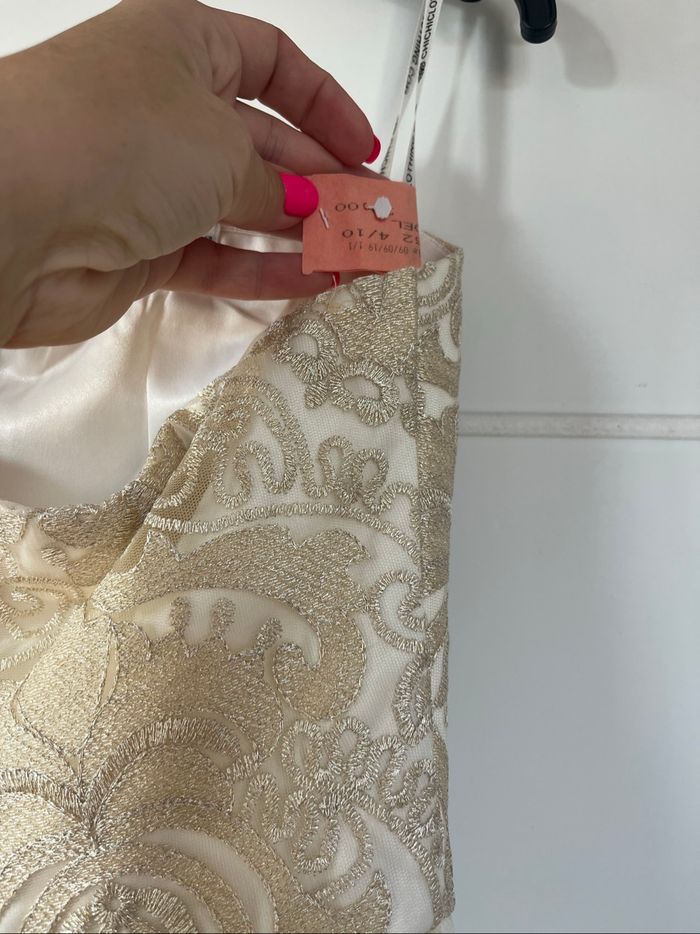 Robe de soirée Chi Chi London ivoire broderie écru - photo numéro 8