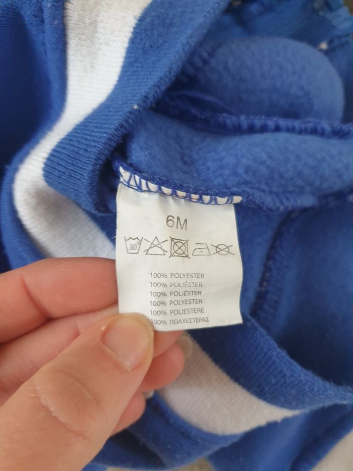 Sweat polaire à capuche “Champion League” – 6 mois TOM & KIDDY - photo numéro 3