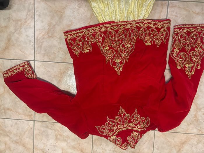 Caftan Algérois rouge - photo numéro 5