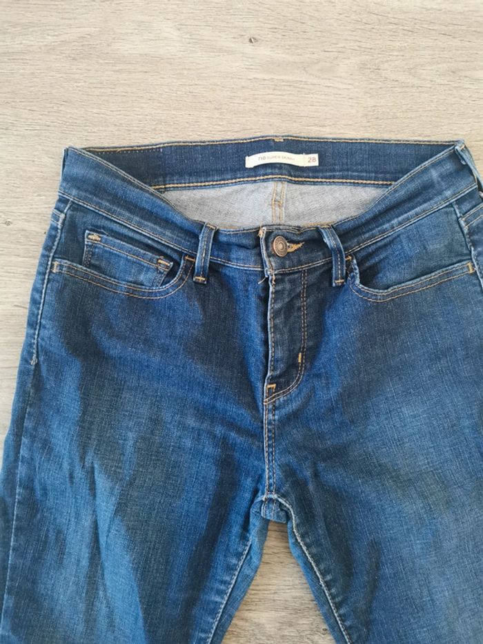 Jeans Levi's 710 Super Skinny W28/L30 - photo numéro 5