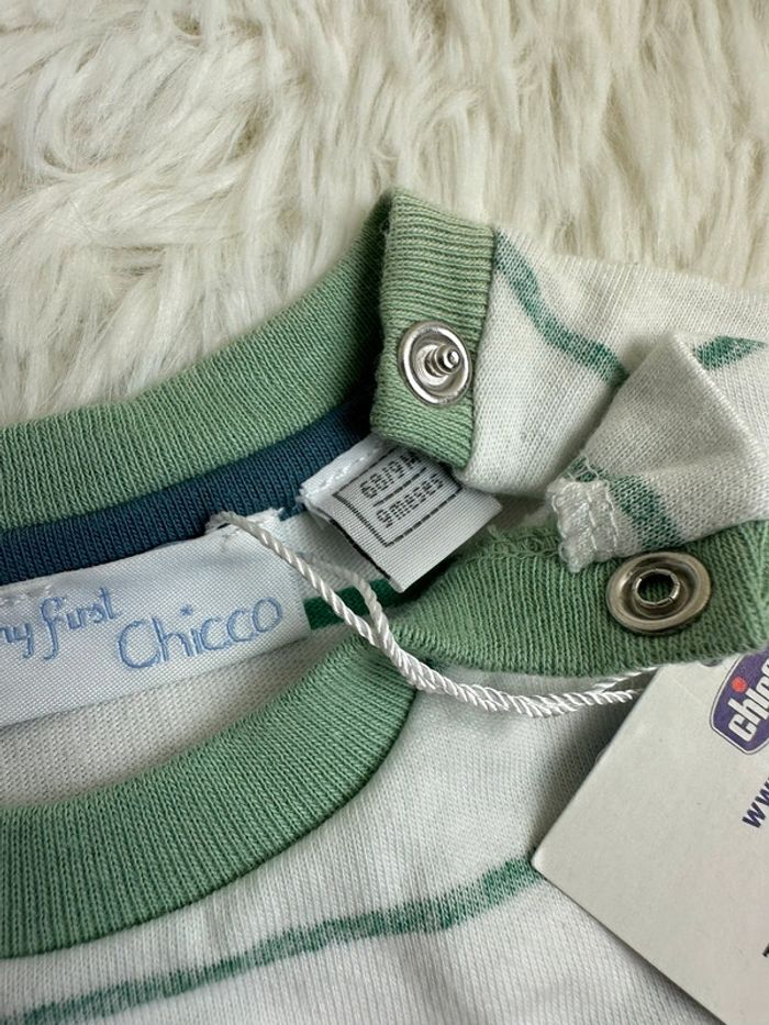 👕 T-shirt rayé Chicco – Taille 9 mois - photo numéro 3