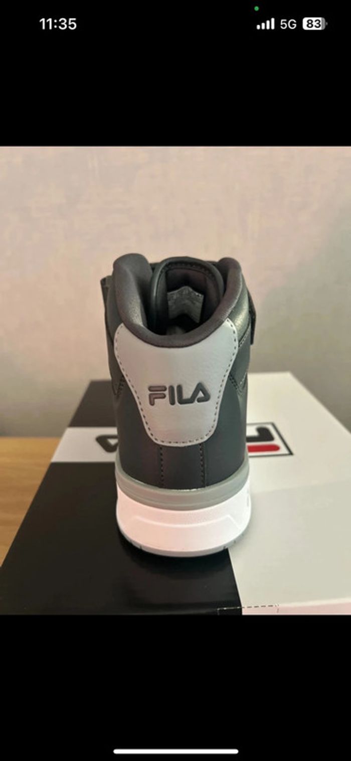 Basket Fila montantes gris anthracite MGX 200 mid 39 - photo numéro 4