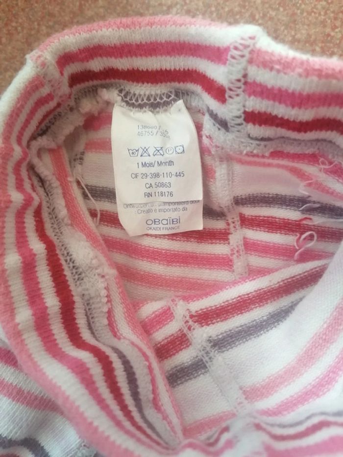Collants à rayures bébé - photo numéro 3