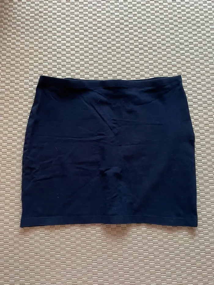 Minijupe bleu marine