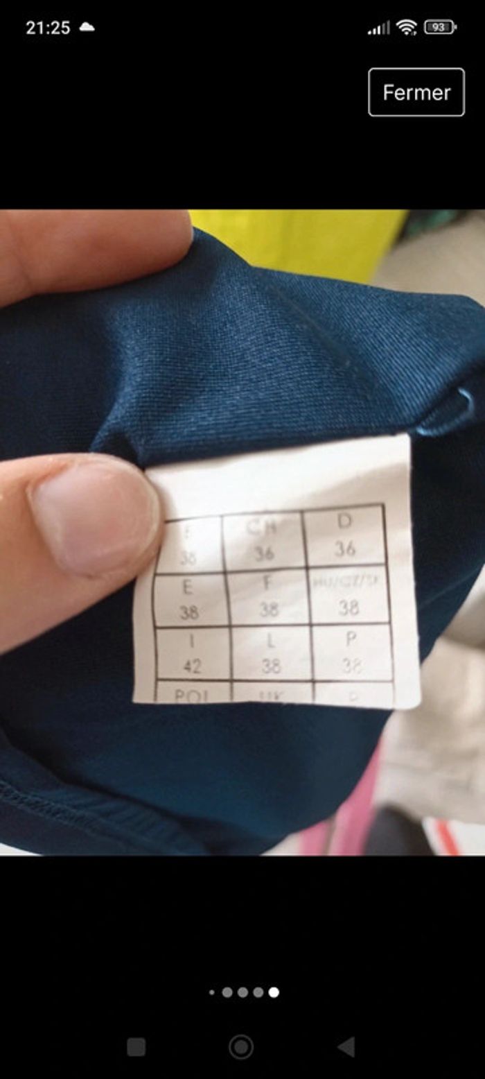 Robe bleu Promod M - photo numéro 8