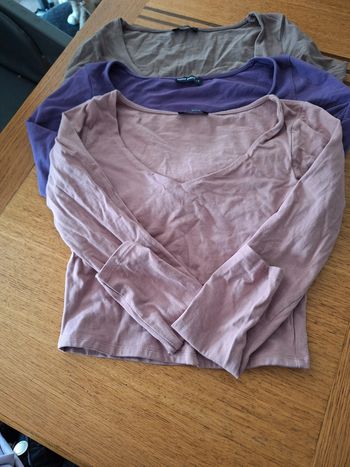 Lot shirts manches longues