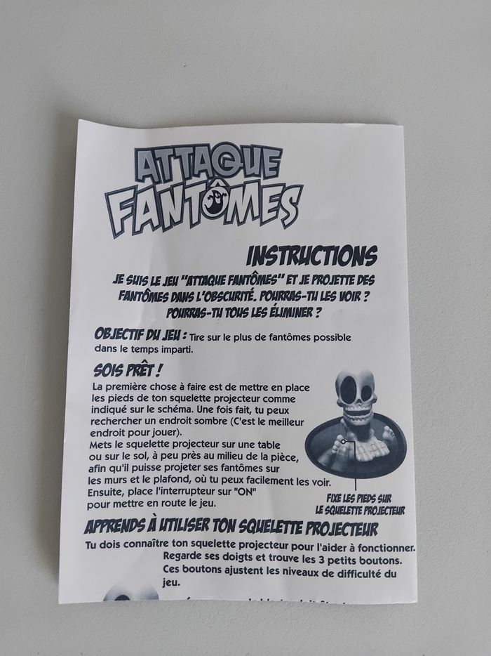 ATTAQUE FANTOMES Jeu Électronique 👻 - photo numéro 3