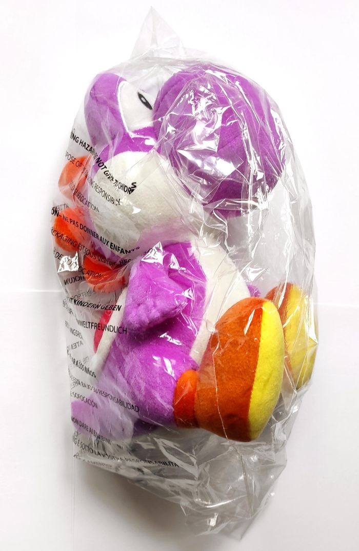 Super Mario - Nintendo - Yoshi Violet - Peluche 20cm - photo numéro 2