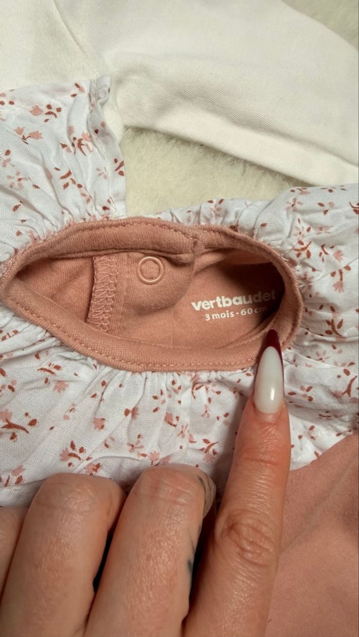 Lot de 2 body Vertbaudet - photo numéro 4