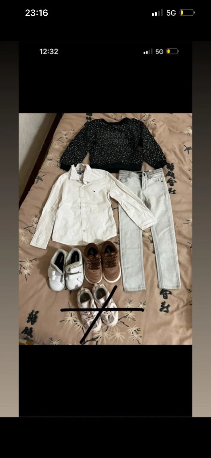 Ensemble + 2 paires de chaussures