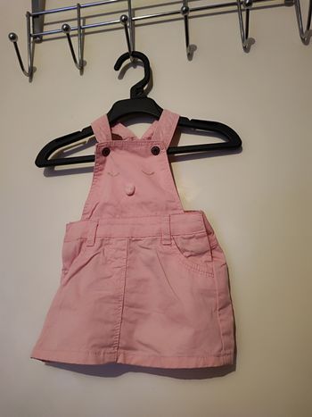 Jupe salopette bébé fille