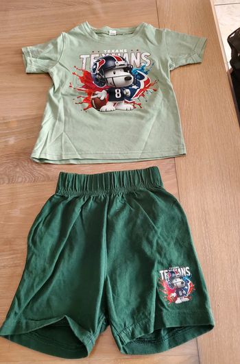 Ensemble  Texas vert 2 ans
