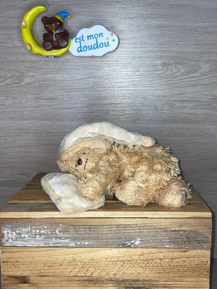 BK179 doudou ours 🐻 dormeur Bukowski