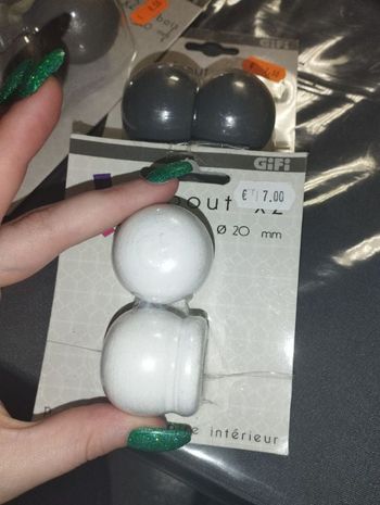 Embout tringle a rideau