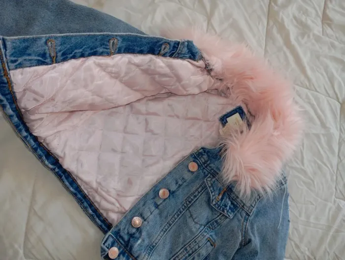 Veste jeans avec ou sans foururre - photo numéro 5