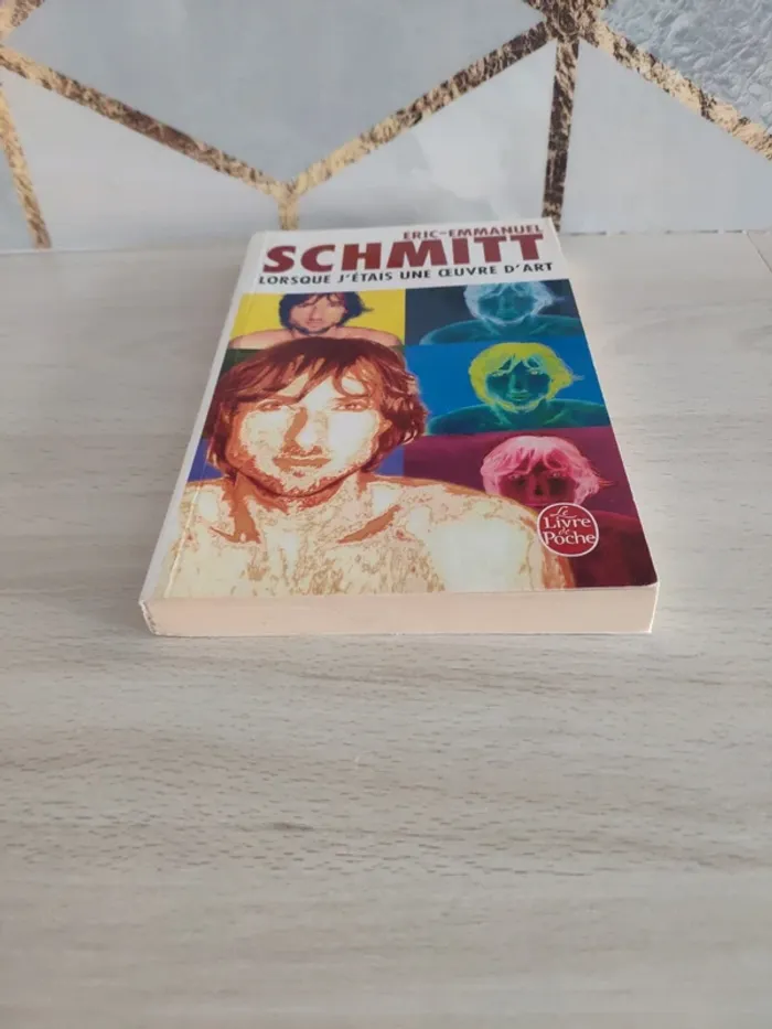 Livre poche lorsque j'étais une œuvre d'art Schmitt - photo numéro 2