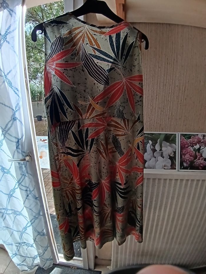 Robe imprimée feuillage - photo numéro 4
