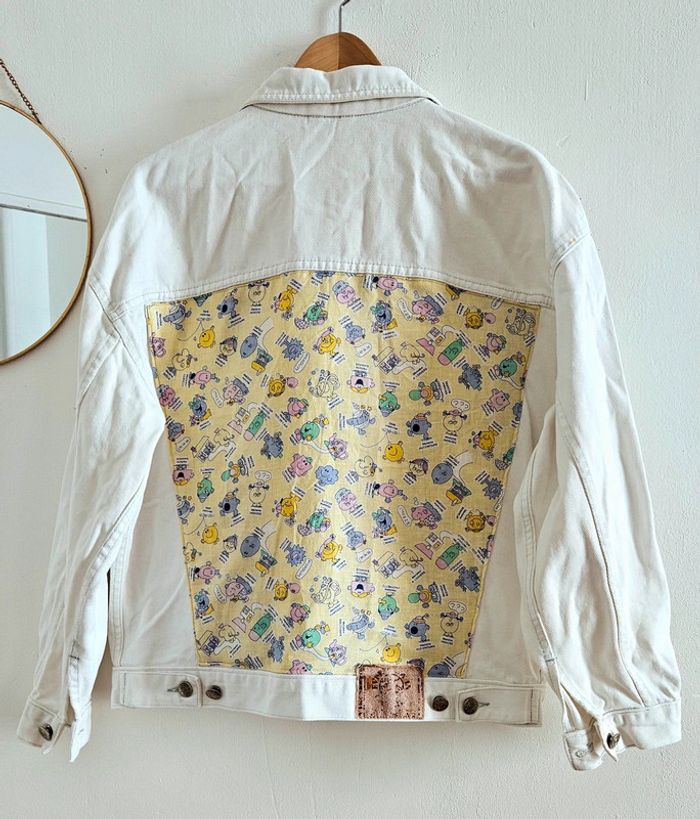 Veste en jean customisée Monsieur Madame
