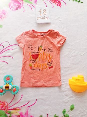 Joli T-shirt été fruit 18 mois