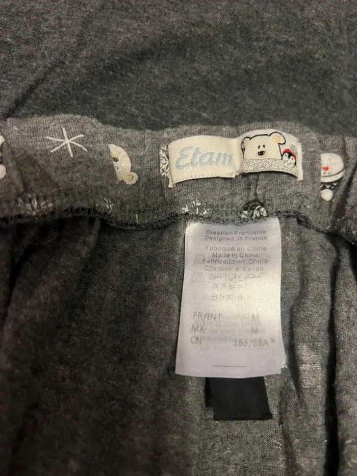 Pyjama de Noël et veste doudouille pingouins et ourson - photo numéro 5