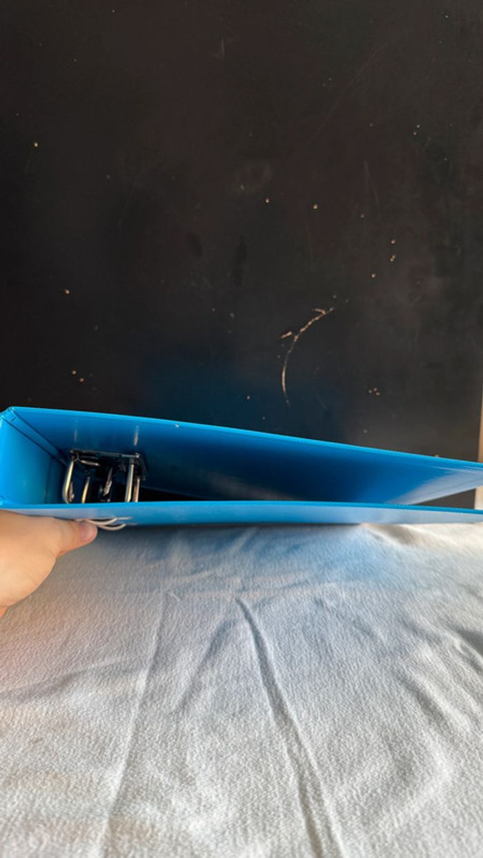 Classeur à levier Esselte Bleu - photo numéro 7