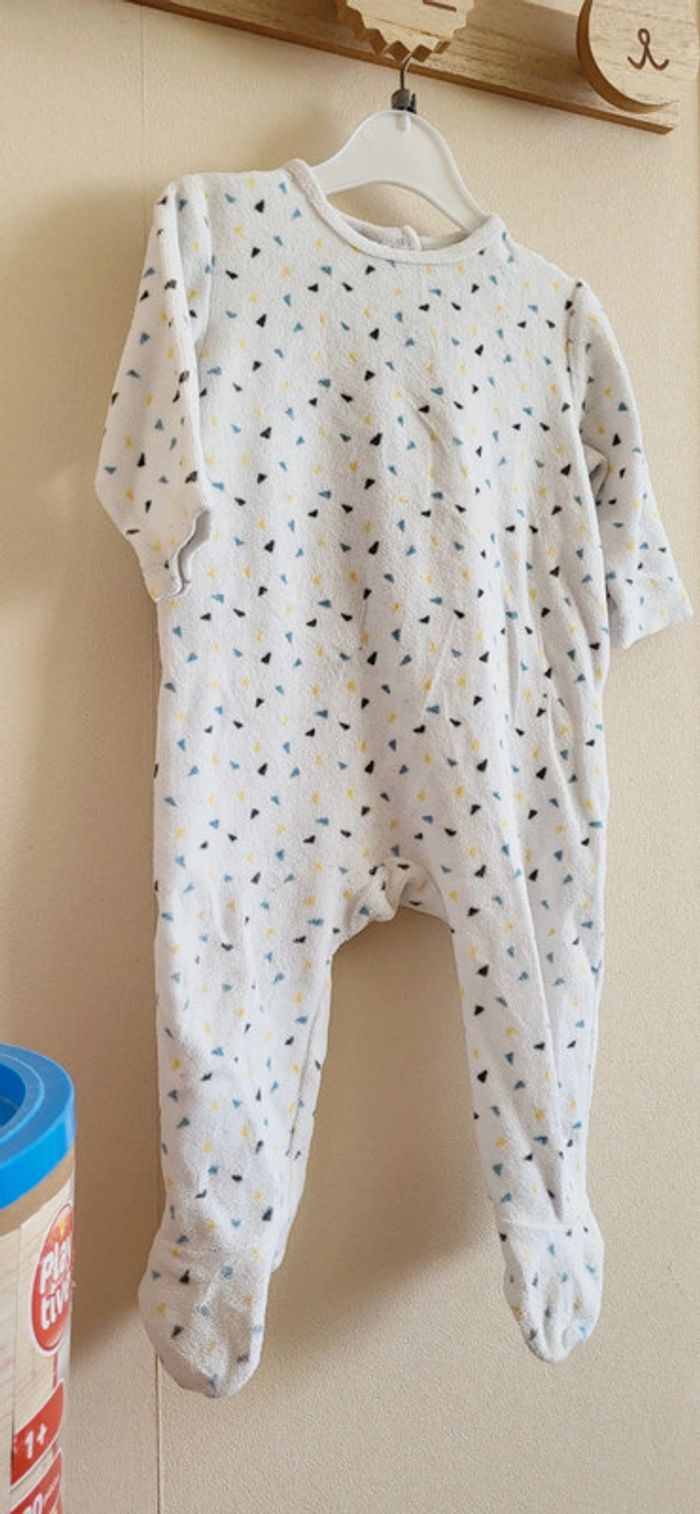 Pyjama velours 6 mois TeX - photo numéro 2