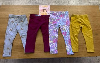 Lot de 4 leggings