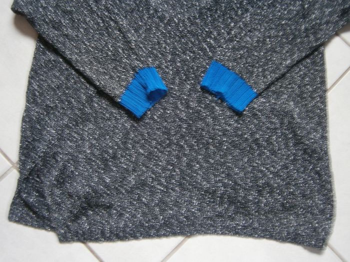 Pull fin ML moucheté noir et blanc COP COPINE Taille L - photo numéro 6