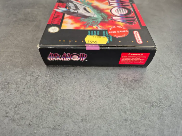 Jeu Arkanoid FAH Super Nintendo - SNES - Pal FAH Complet Super état - photo numéro 5