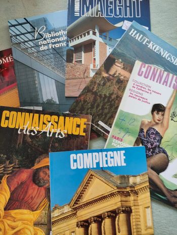 Lot de 7 magazines connaissance des arts