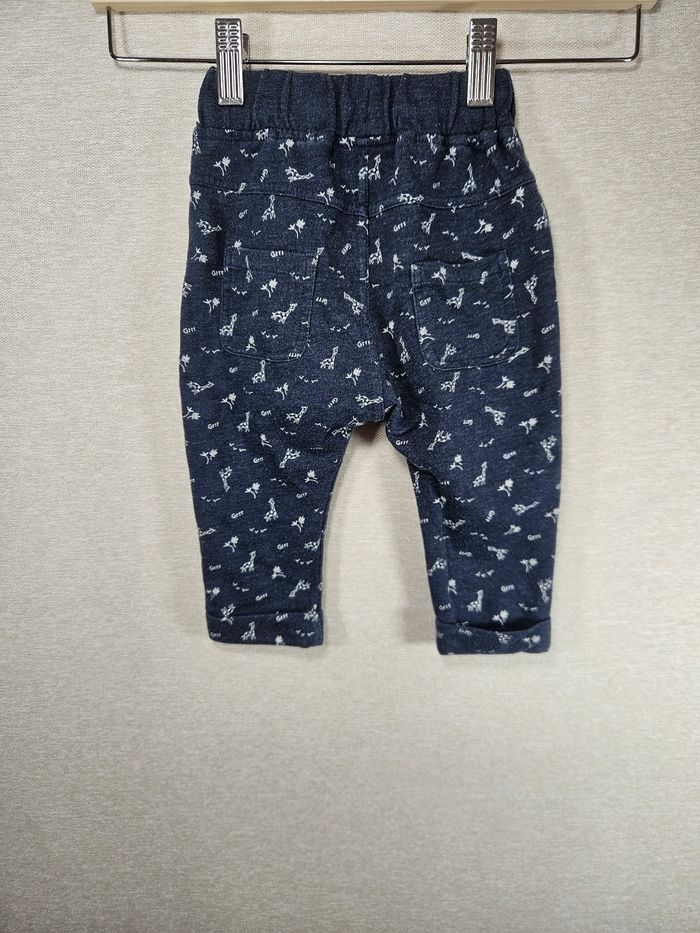 Pantalon marine tape à l'œil 12 mois - photo numéro 4