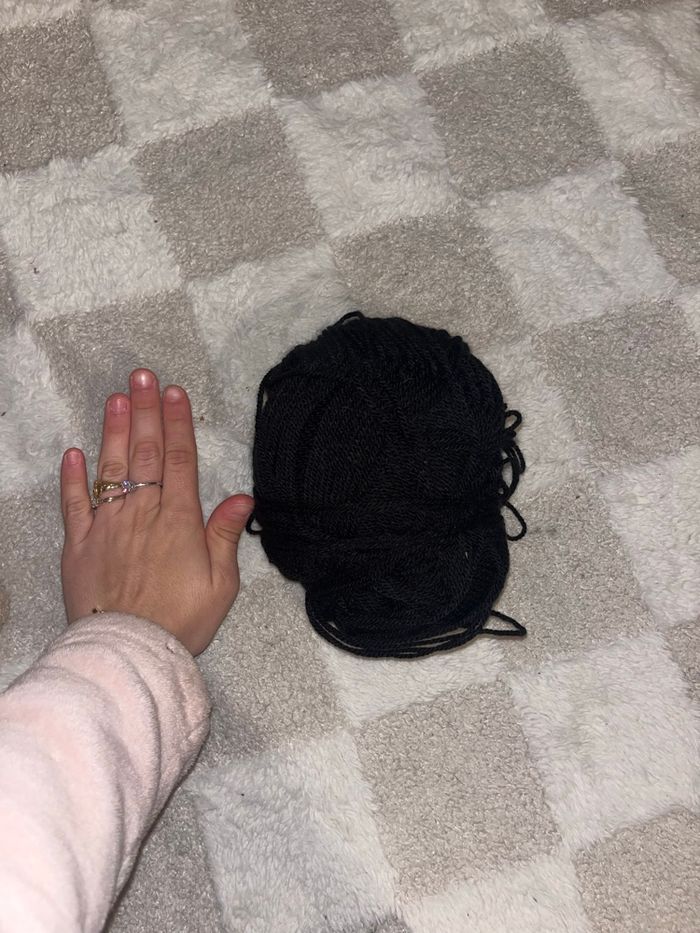 Laine noir - photo numéro 2