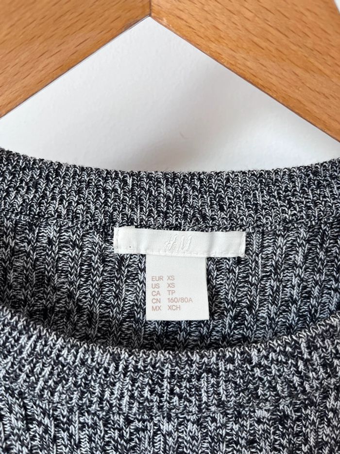 Pull gris chiné H&M - photo numéro 3