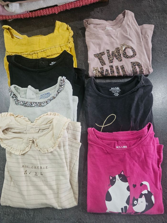 Lot t-shirt manches longues