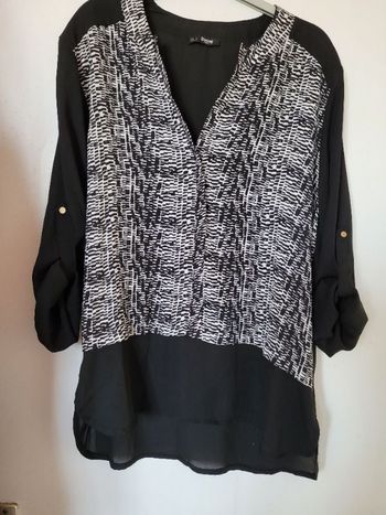 Blouse noir et blanc